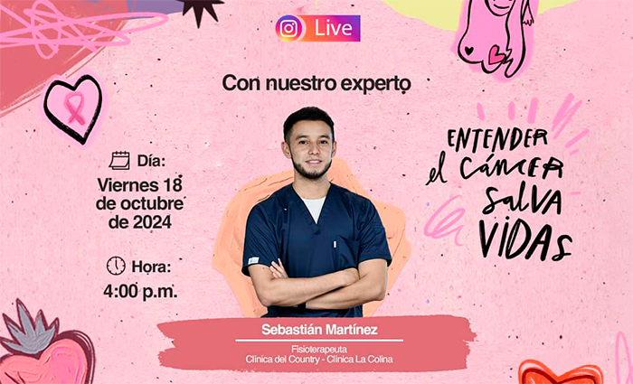 Imagen destacada Instagram live "Fortalece tu cuerpo y tu bienestar durante el tratamiento"