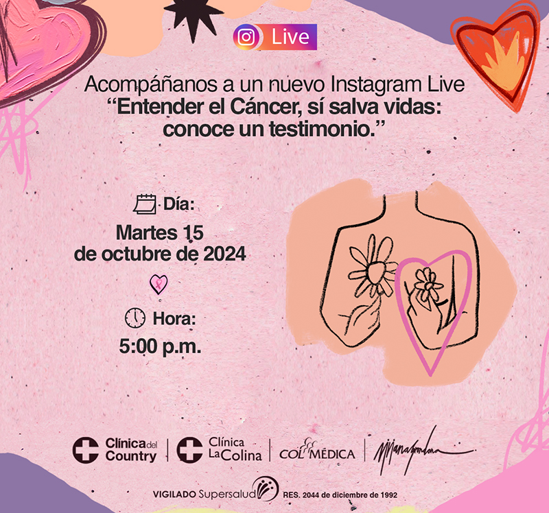 Imagen destacada Instagram live en conmemoración a la prevención del Cáncer de Mama